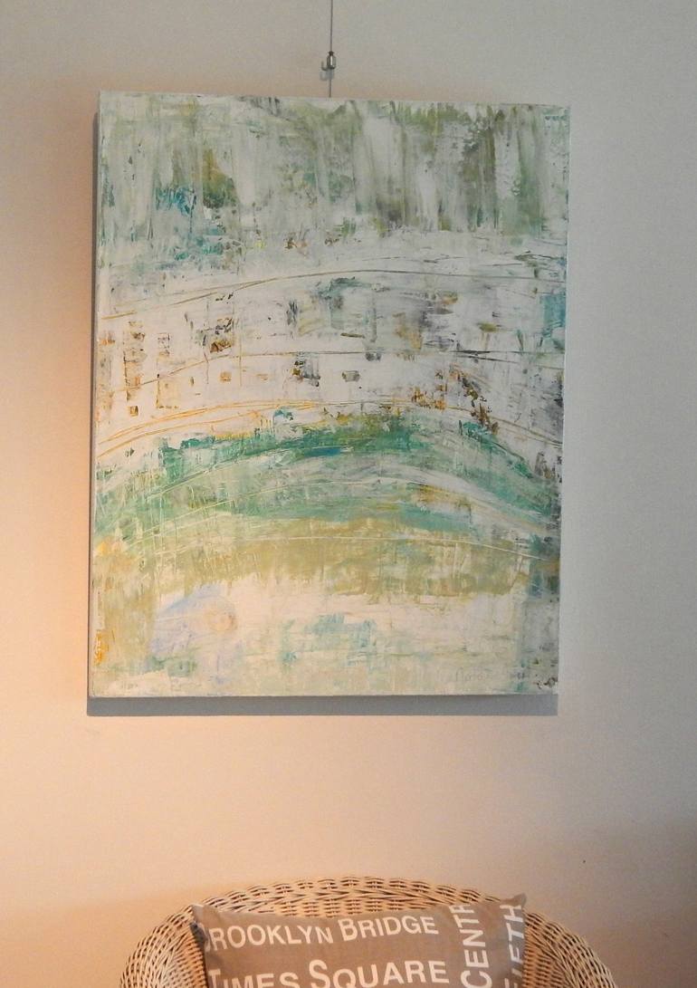 Original Abstract Expressionism Abstract Painting by Natalie Green