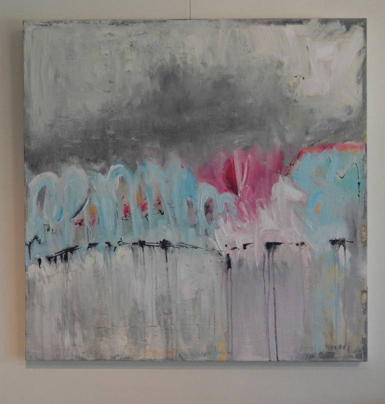 Original Abstract Expressionism Abstract Painting by Natalie Green