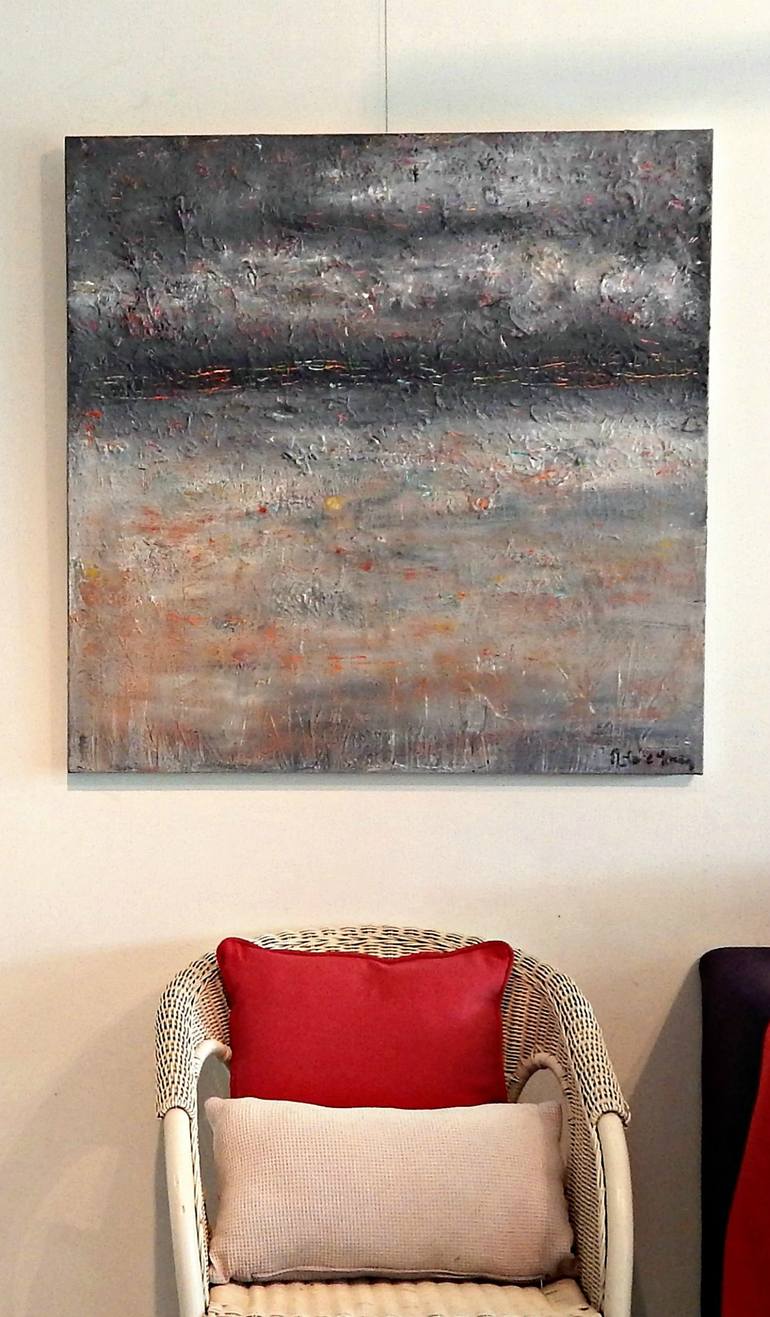 Original Abstract Expressionism Abstract Painting by Natalie Green
