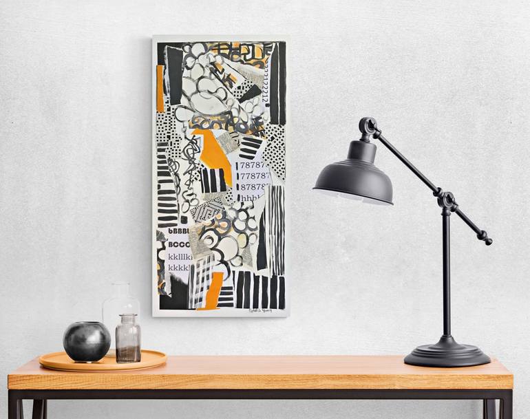 Original Modern Abstract Collage by Natalie Green