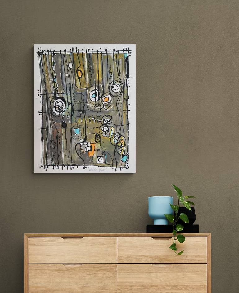 Original Modern Abstract Painting by Natalie Green