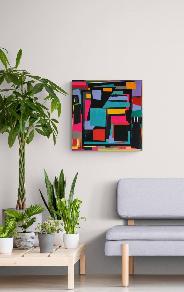 Original Modern Abstract Collage by Natalie Green