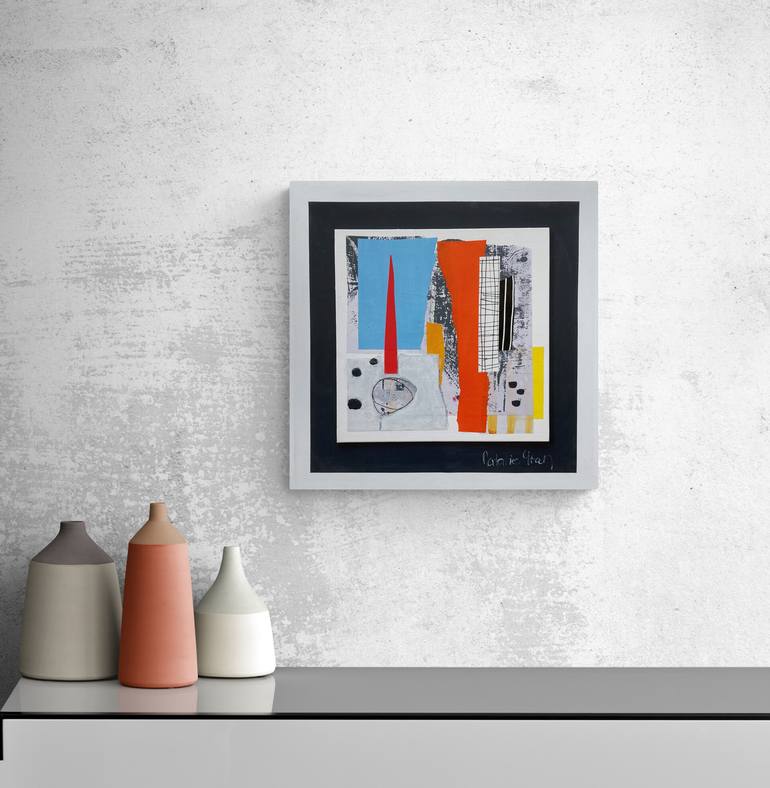 Original Abstract Expressionism Abstract Collage by Natalie Green
