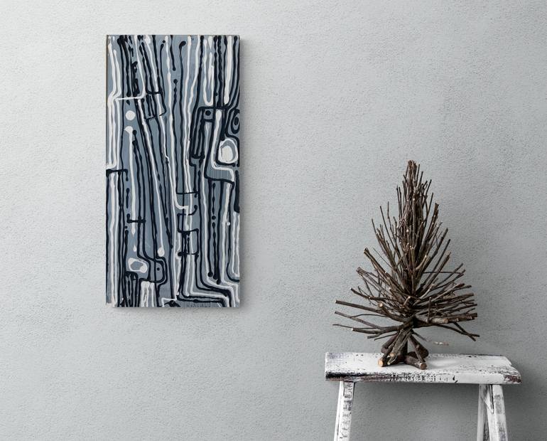 Original Abstract Expressionism Abstract Painting by Natalie Green