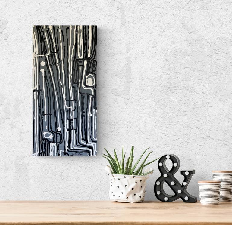 Original Abstract Expressionism Abstract Painting by Natalie Green