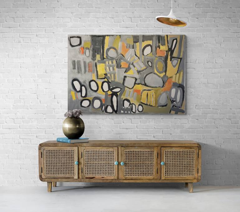 Original Abstract Expressionism Abstract Painting by Natalie Green