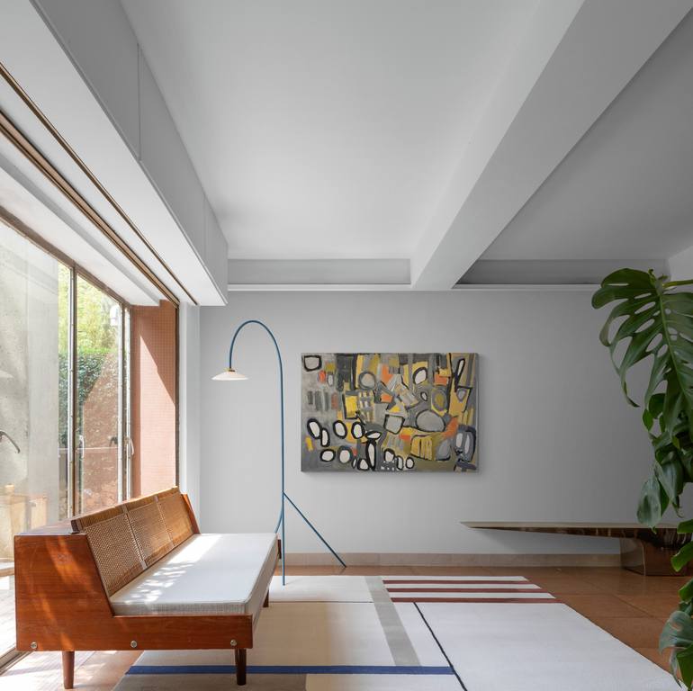 Original Abstract Expressionism Abstract Painting by Natalie Green