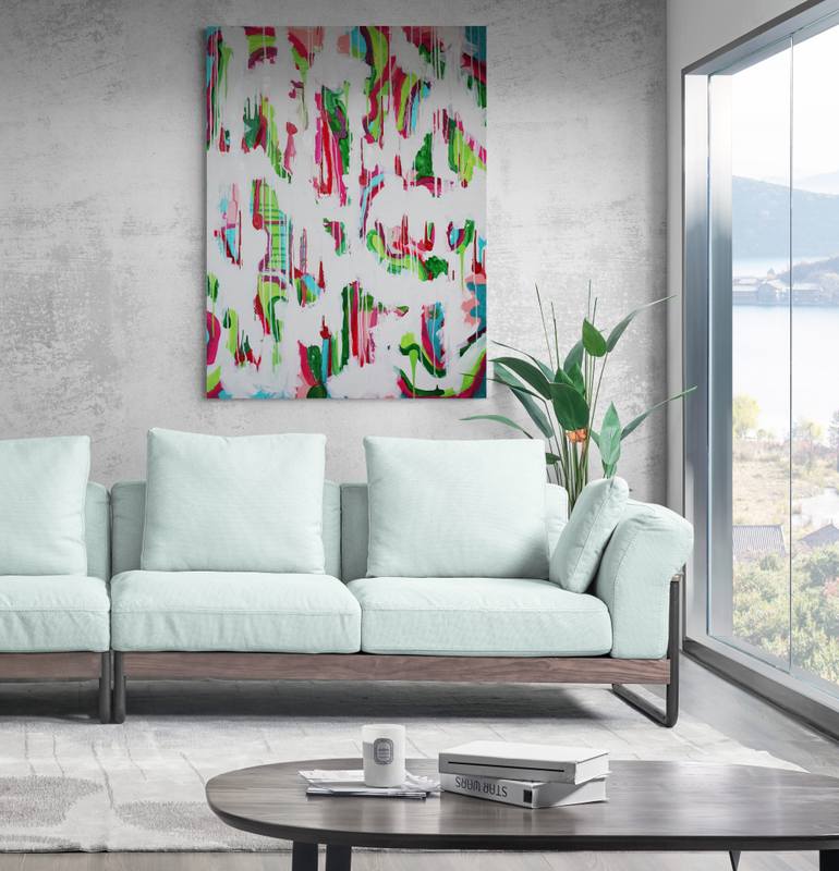 Original Expressionism Abstract Painting by Veronica Formos