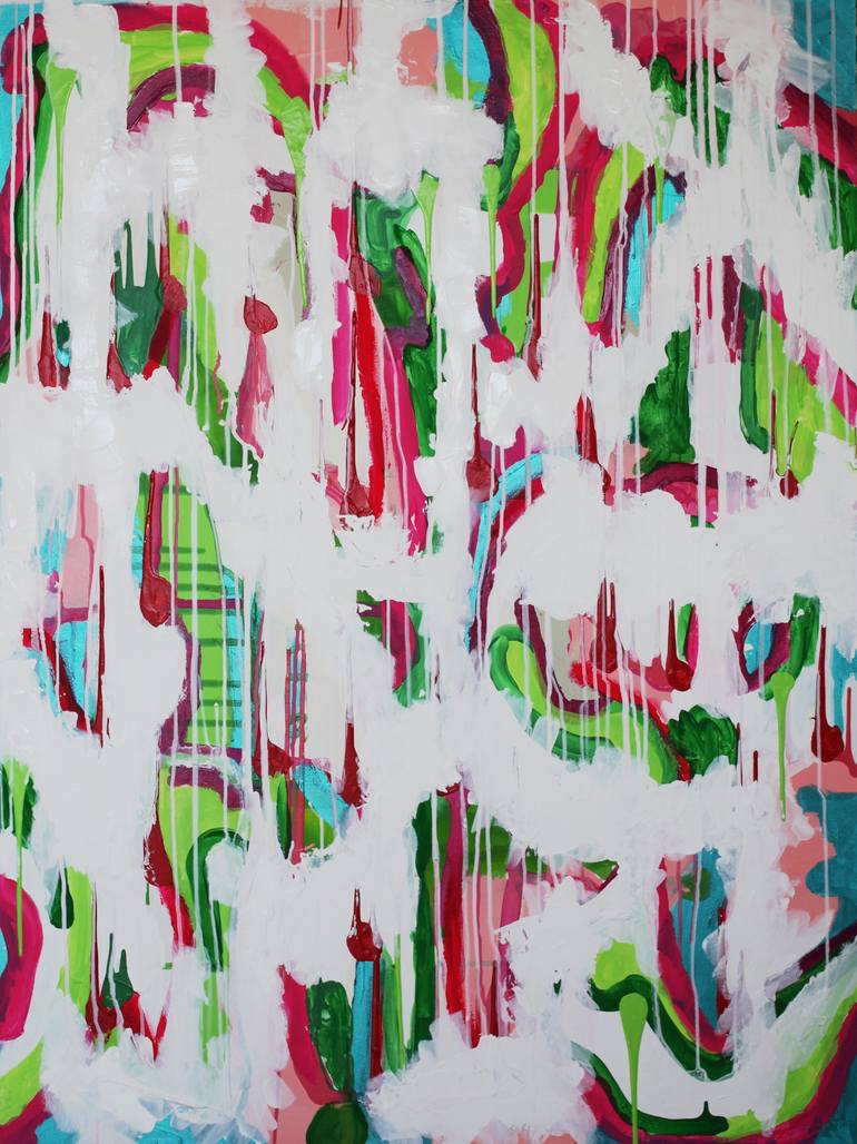 Original Expressionism Abstract Painting by Veronica Formos