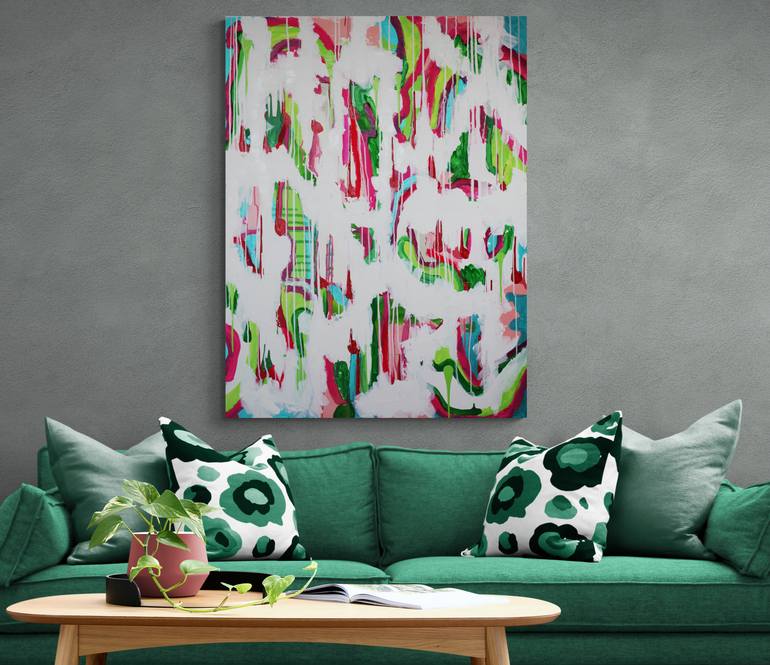 Original Expressionism Abstract Painting by Veronica Formos