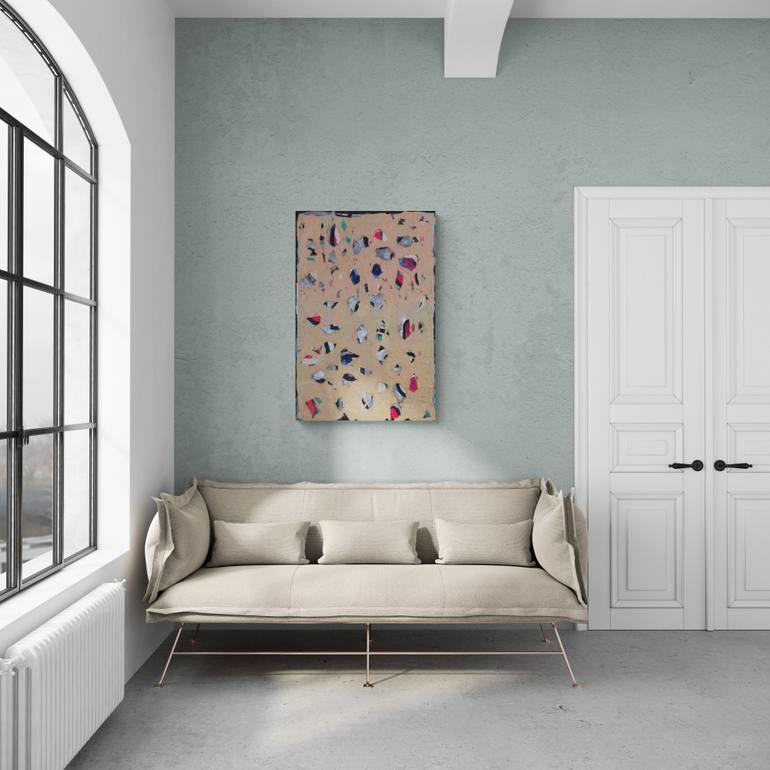 Original Abstract Love Mixed Media by Veronica Formos