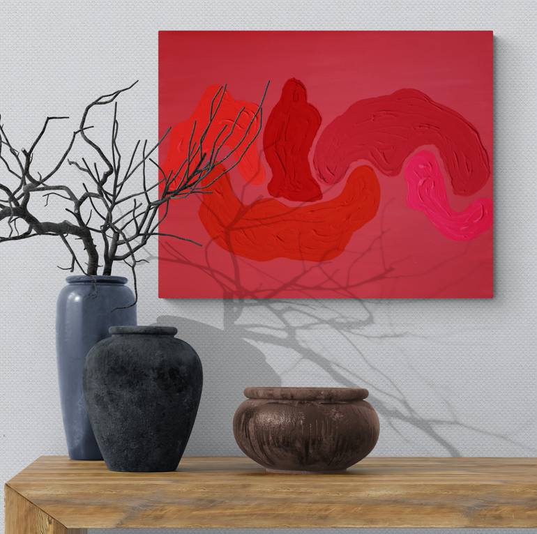 Original Abstract Patterns Painting by Veronica Formos