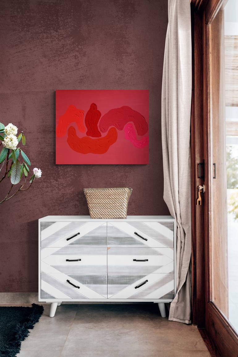 Original Abstract Patterns Painting by Veronica Formos