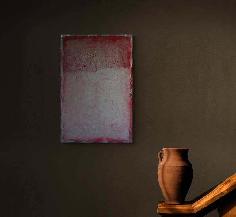 Original Abstract Love Mixed Media by Veronica Formos