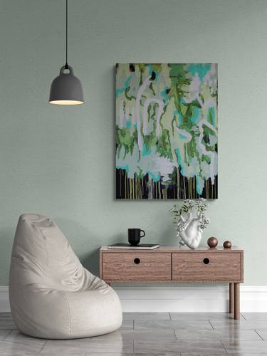 Original Abstract Painting by Veronica Formos