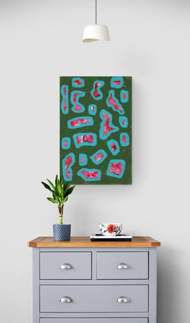 Original Abstract Beach Paintings by Veronica Formos