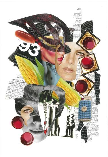 Original Conceptual Fashion Collage by Veronica Formos