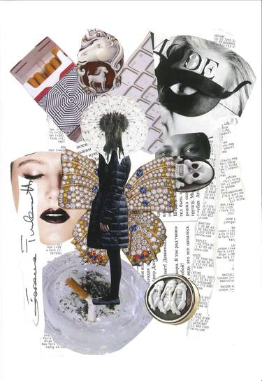 Original Fashion Collage by Veronica Formos