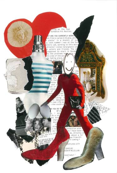 Original Conceptual Fashion Collage by Veronica Formos