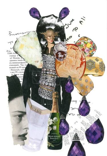 Original Abstract Collage by Veronica Formos