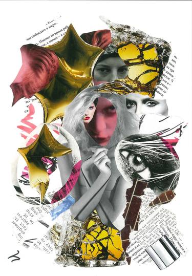 Original Conceptual Fantasy Collage by Veronica Formos