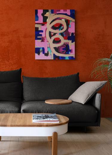 Original Abstract Love Paintings by Veronica Formos