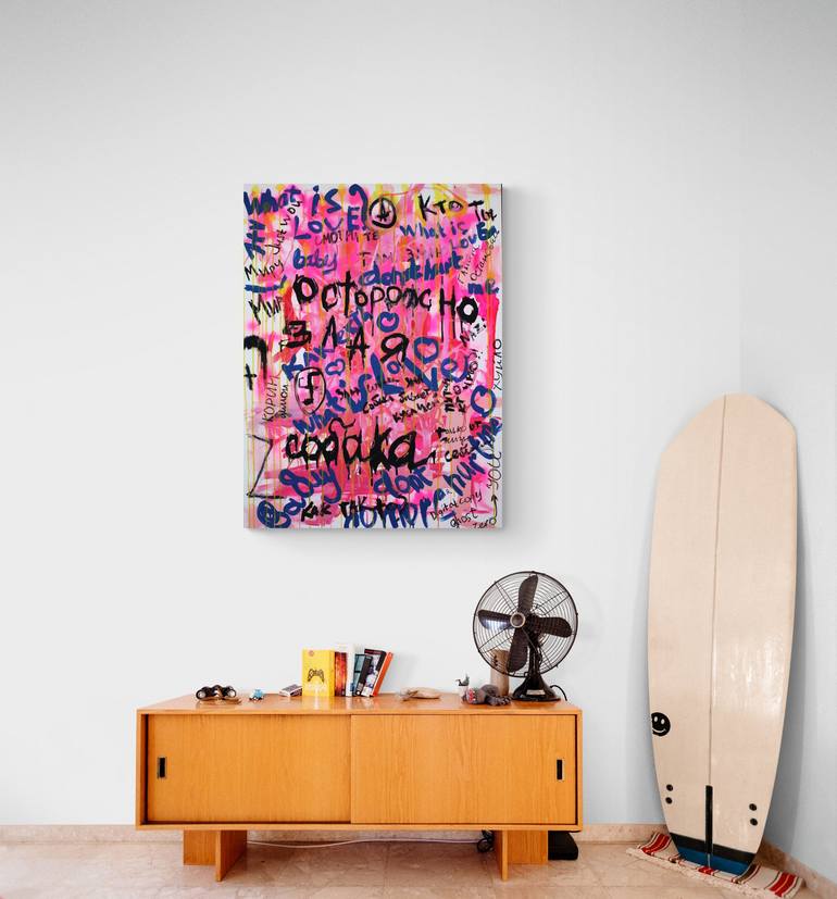 Original Street Art Abstract Painting by Veronica Formos