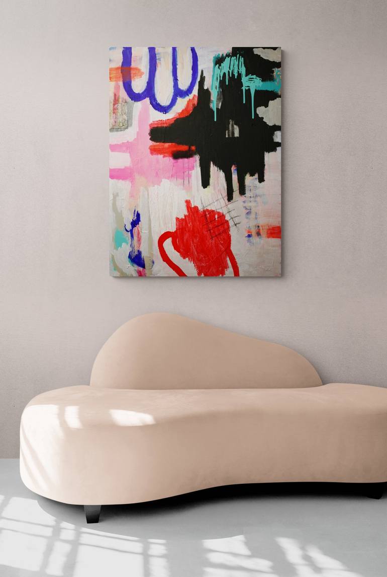 Original Abstract Politics Painting by Veronica Formos