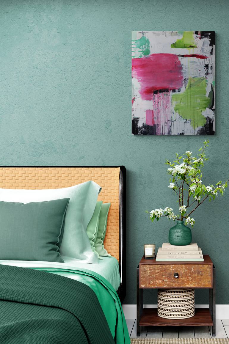 Original Abstract Nature Painting by Veronica Formos