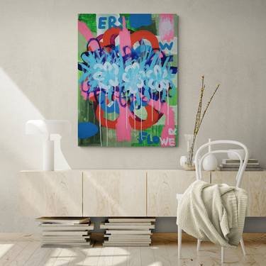 Original Abstract Floral Paintings by Veronica Formos