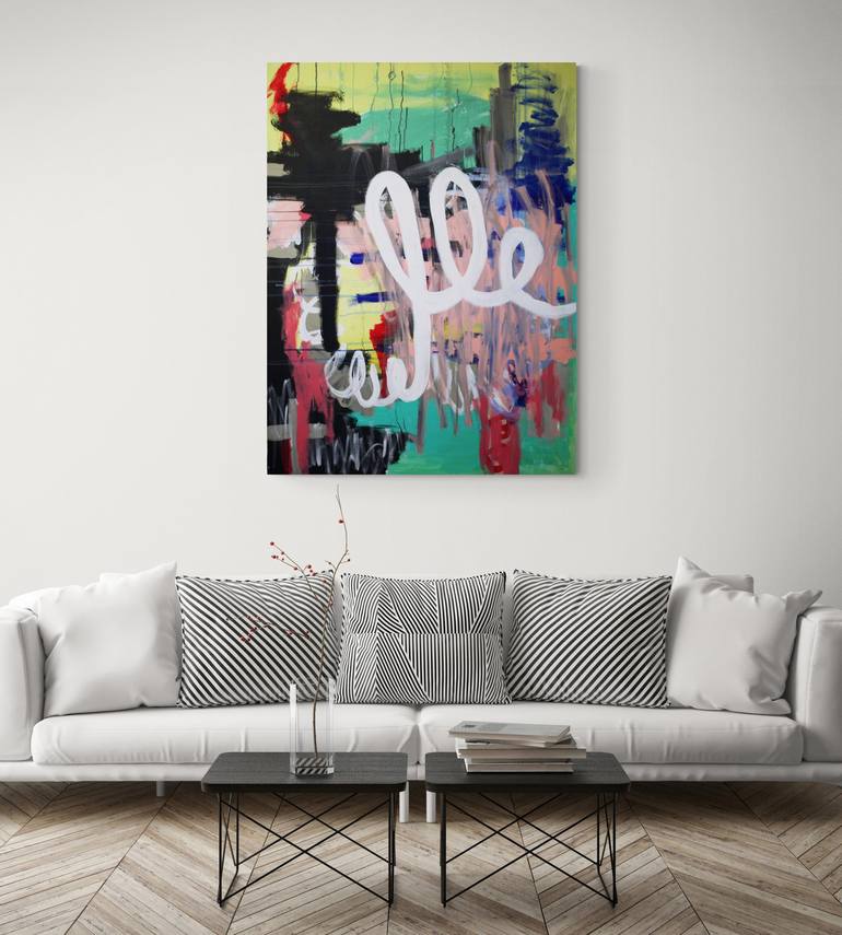 Original Abstract Time Painting by Veronica Formos