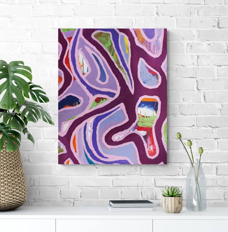 Original Modern Abstract Painting by Veronica Formos