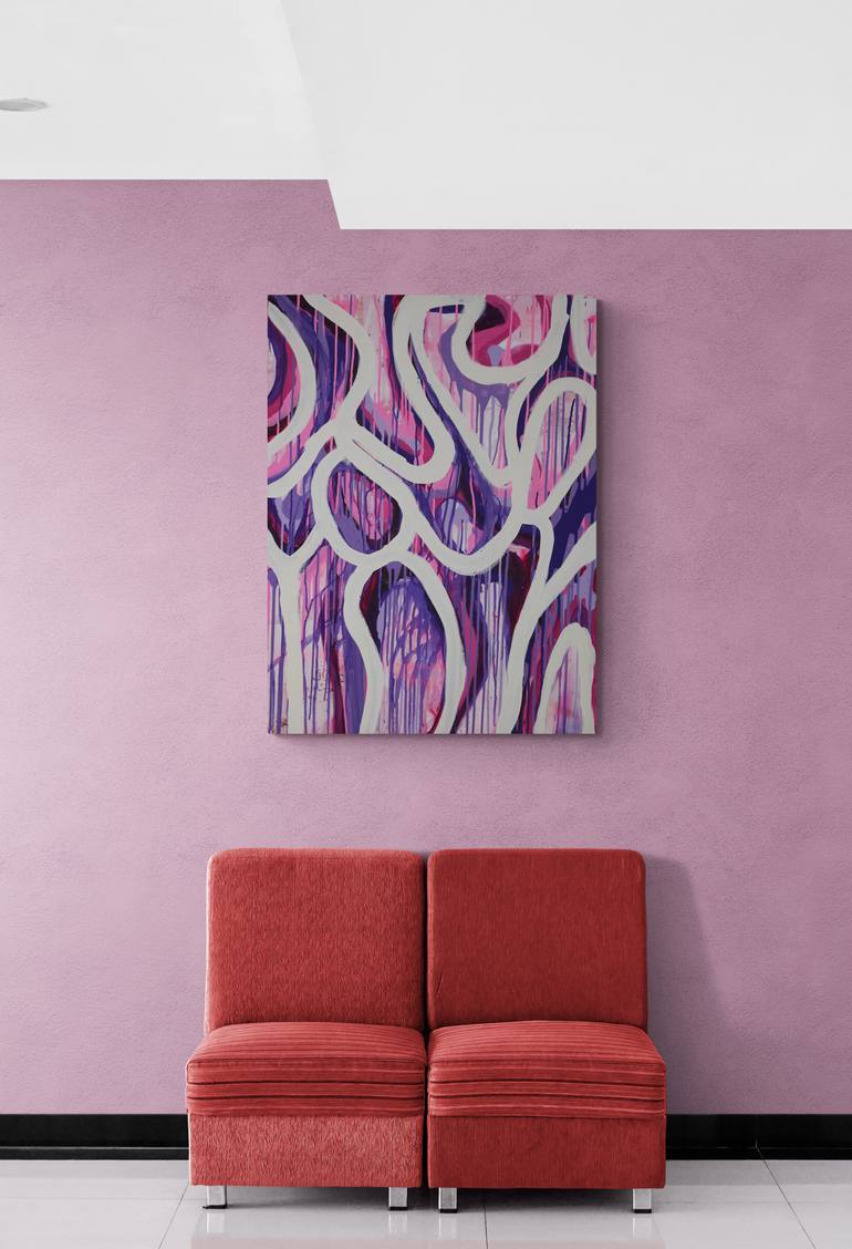 Original Contemporary Abstract Painting by Veronica Formos