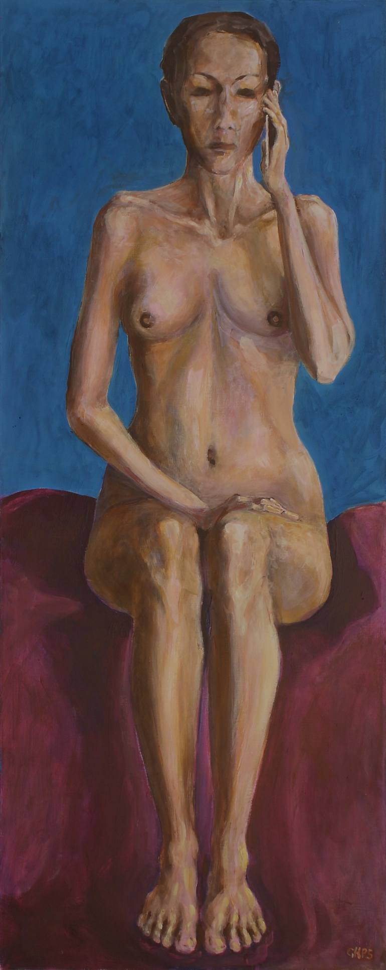 Original Figurative Nude Paintings by George Pedder-Smith