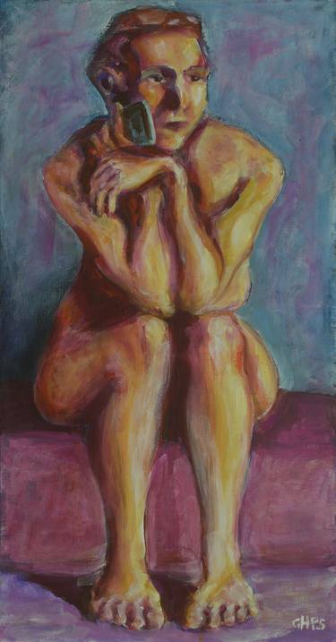 Original Figurative Nude Paintings by George Pedder-Smith