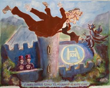 Original Humor Painting by George Pedder-Smith