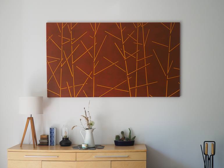 Original Abstract Landscape Painting by Robert Motelski