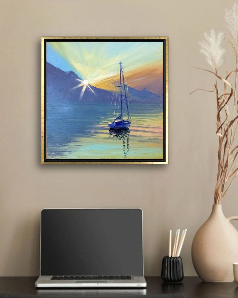 Original Impressionism Landscape Painting by Ion Sheremet