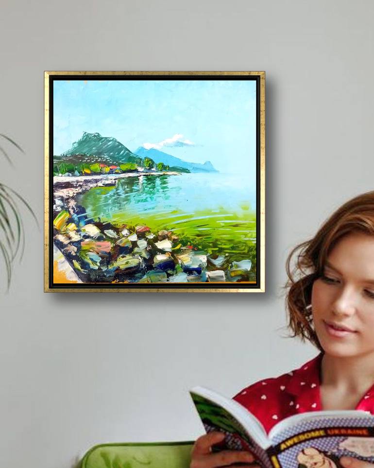 Original Impressionism Landscape Painting by Ion Sheremet