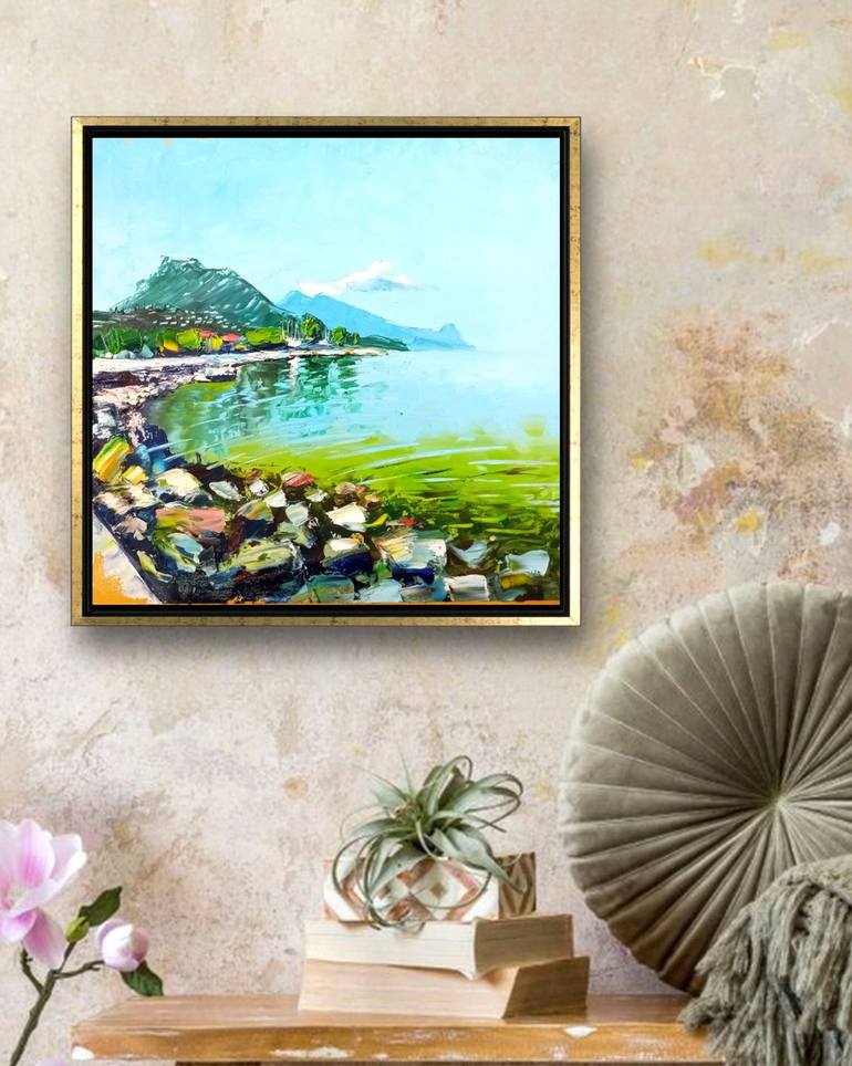 Original Impressionism Landscape Painting by Ion Sheremet