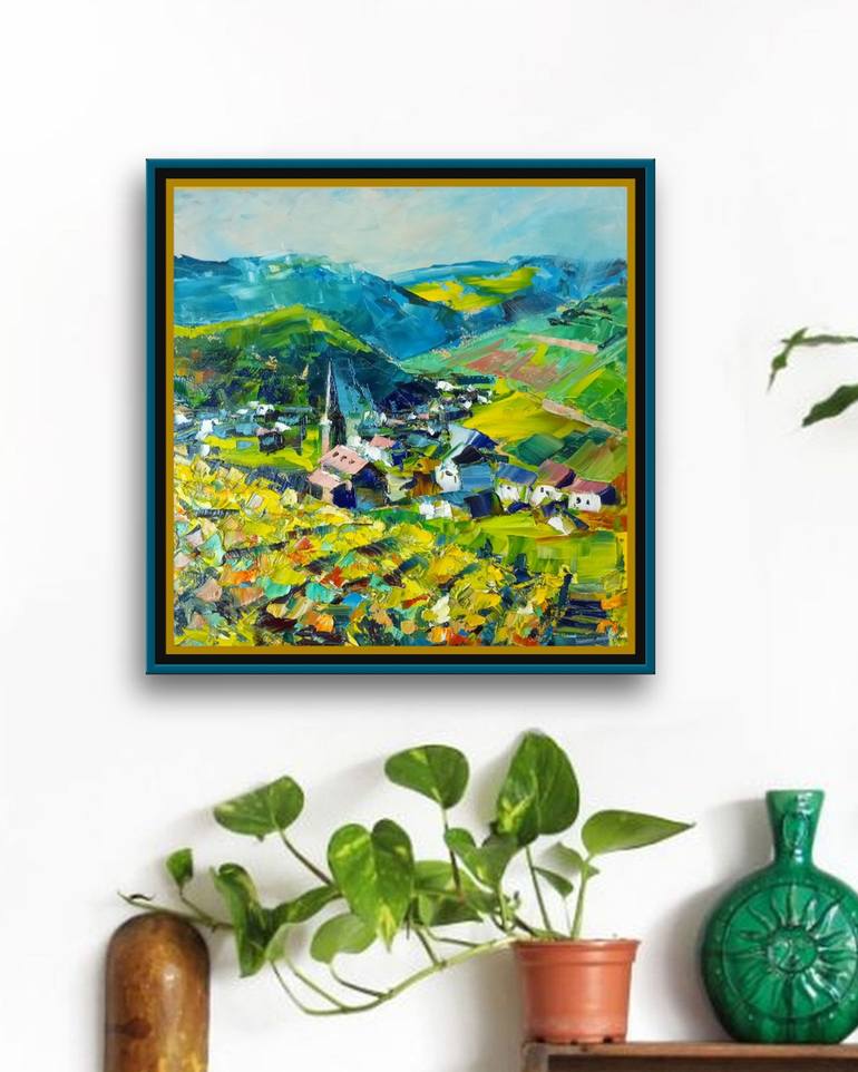 Original Impressionism Landscape Painting by Ion Sheremet