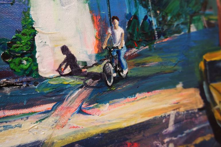 Original Impressionism Cities Painting by Ion Sheremet