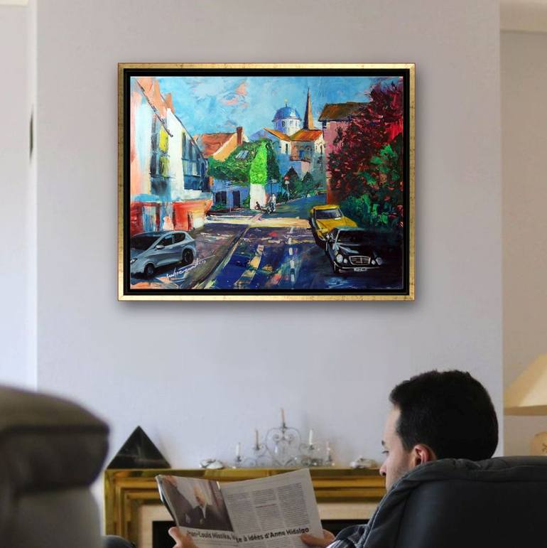 Original Impressionism Cities Painting by Ion Sheremet