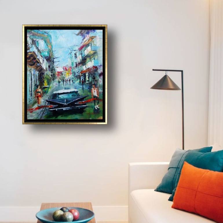 Original Impressionism Cities Painting by Ion Sheremet