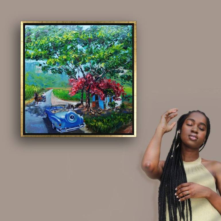 Original Impressionism Landscape Painting by Ion Sheremet