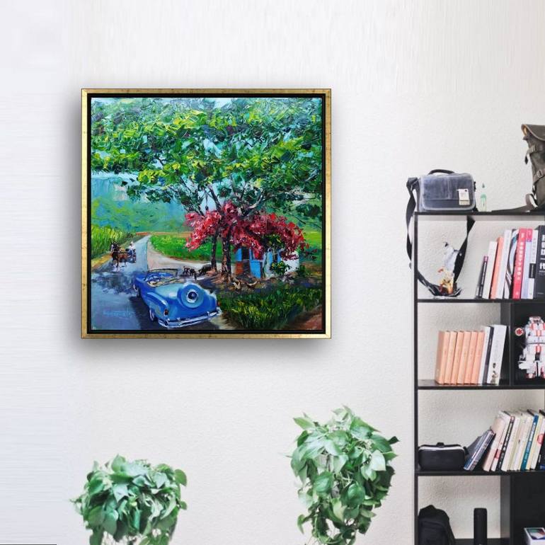 Original Impressionism Landscape Painting by Ion Sheremet