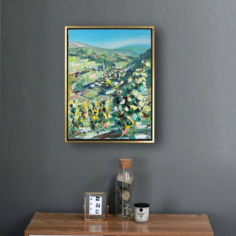 Original Impressionism Landscape Painting by Ion Sheremet