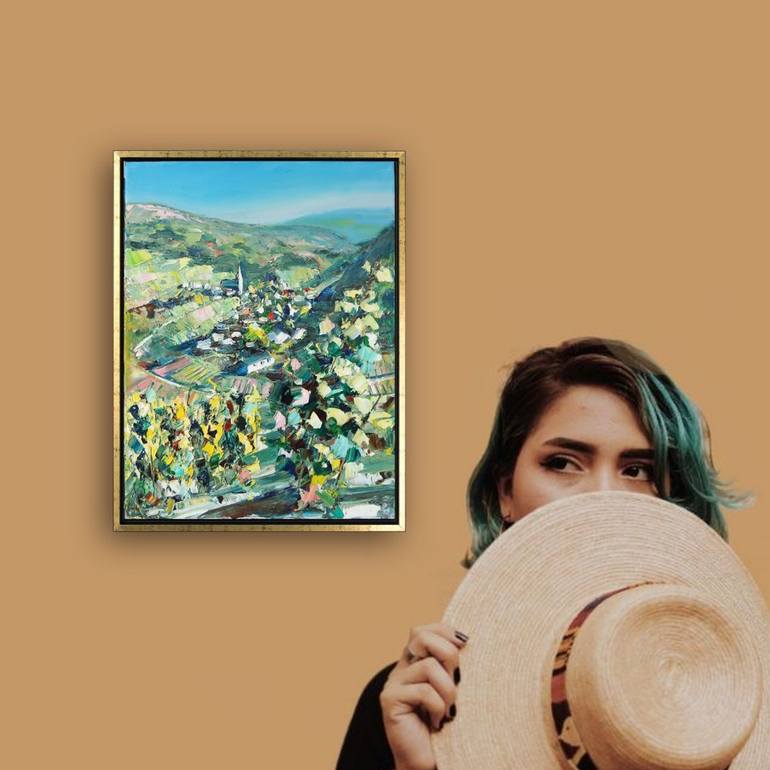 Original Impressionism Landscape Painting by Ion Sheremet