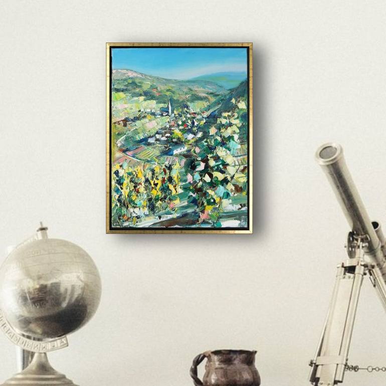 Original Impressionism Landscape Painting by Ion Sheremet