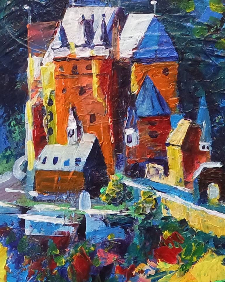 Original Expressionism Landscape Painting by Ion Sheremet